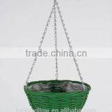 Natural Garden Wicker Hanging Flower Baskets thumbnail-2