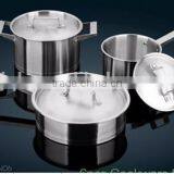 6pcs Induction Based Stainless Steel Cookware Set thumbnail-2