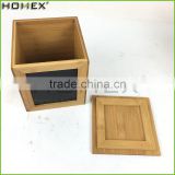 Bamboo Canister Set For Coffee Tea Sugar Homex BSCI/Factory