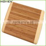 Bamboo Cutting Board Nature Chopping Board Chopping Block Homex_BSCI Factory thumbnail-1