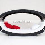 Rattan Oval Lounge Bed Sunshine Garden Furniture thumbnail-1