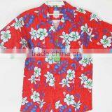 Printed Polyester Short Sleeve Dress Shirts thumbnail-1