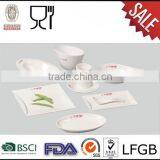 Elegant Melamine White Color Dinner Set,melamine Plates for Restaurant thumbnail-1