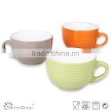 Ceramic Stoneware Two-tone Glaze Antique Japanese Bowl thumbnail-1