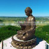 Buddhism Theme Antique Large Bronze Sitting Buddha Statue for Sale thumbnail-4