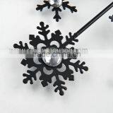 China Supplier Snow Shaped Beautiful Decorative Clock Wall Clock thumbnail-5