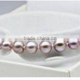 7-8mm Round Freshwater Pearl Bracelet Design thumbnail-1