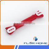 Wide Spread Non Slip Colorful PVC Washing Line With Hook