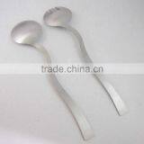 Stainless Steel Cooking Tools Salad Spoon And Salad Fork thumbnail-4