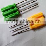 Yellow&green Plastic Magnetic Handle Cheap Screwdriver Small Tools Used for Dismantling of Small Electronic Equipment thumbnail-2
