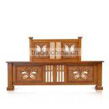 Furniture For Bed Room With Butterfly Design King Size thumbnail-2