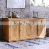 Sideboard AMSTERDAM HOLLAND 4 Doors Reclaimed Teak Wood Furniture thumbnail-1