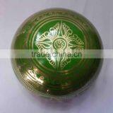 Best Selling Om Mani Padme Colored Tibetan Meditation Singing Bowl thumbnail-3
