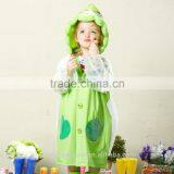 PVC Rain Coats for Kids Cute Animals Hotsale Children Long Raincoats With Hat thumbnail-1
