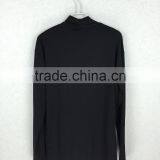 Hot China Products Wholesale Oem v Neck Black Chiffon Tie Blouse thumbnail-3
