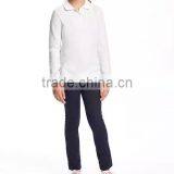 Mulit-color School Pique Uniform Polo Shirts Design With Pictutures Kids Wear HSs5251 thumbnail-6