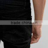 High Quality Custom Five Pockets Men's Black Slim Fit 100% Cotton Stretch Denim Breathable Concealed Fly Casual Shorts Pants thumbnail-3