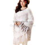 CX-B-M-10E Large Knit Mink Pullover Shawl thumbnail-2