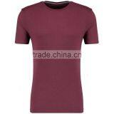 MGOO Fast Production Grey Plain Basic T Shirts Mens Solid Plain Polo Ribbed Neck thumbnail-5