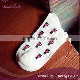 Wholesale Fashion Soldier Cartoon Printed Boy White Socks thumbnail-3
