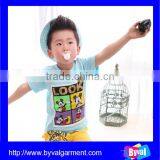 100% Cotton Printed Short Sleeve Kid's t Shirt o Neck Breathable Child's t Shirt thumbnail-3