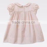 2015 Baby Frocks Designs Boutique Clothing Pink Cap Sleeve Fashion Girls Summer Smocked Party Dress thumbnail-4