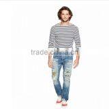 Biker Jeans Fashion Denim Trousers(LOTK001) thumbnail-6