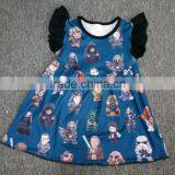 Silk Milk Summer Children Sleeveless Dress With Ruffled Girls Shirt thumbnail-1