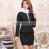 New Style Sweet Womens Plus Size Western-style Cothes Long- Sleeve Slim Suits Hotel Work Uniforms thumbnail-3
