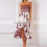 Women Sexy Dress Front Slit One-piece Dress thumbnail-1