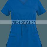 High Quality Sea Blue Scrubs Uniforms for Female Hospital Staff thumbnail-2