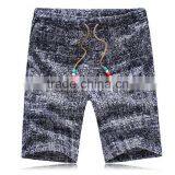 Hot Sale Fashionable Men National Cotton&linen Beach Shorts Custom Shorts in Guangzhou thumbnail-4