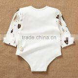 New Spring Baby Infants Romper Set Long Sleeves Unisex Cotton Onesie Jumpsuit thumbnail-2