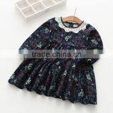 Autumn New Style Printing Girls Kids Long Sleeve Cotton Dress thumbnail-4