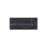 Built From Stainless Steel Waterproof Black Metal Panel Mount Keyboard With Trackball
