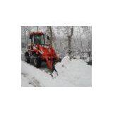 Small Wheel Loader 1.2T ZL12F With Snow Plough thumbnail-1