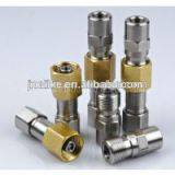 ZJ-1141 Stainless Steel+brass Thread to Connect High Pressure Hydraulic Quick Disconnects