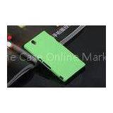 Red Ruber Hard Plastic Phone Cases , Rubber Sony Xperia Z1 L39H Covers thumbnail-1