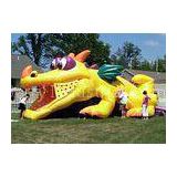 Durable Outdoor Commercial Inflatable Slide, Cheap Inflatable Crocodile Slide For Playing