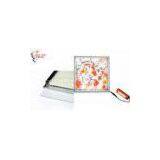 Long Life 850 Lumen 3D LED Panel DC 220V CRI80 For Office , 30cm x 30cm thumbnail-1