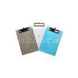 Customized PVC Clip Board Double Sided Clipboard With Rings At Top