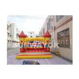 4.5 x 4.5 x 3.2M plato TM Happy clown kids inflatable bouncer With Digital Printing