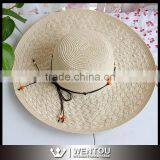 Wholesale Ladies Fashion Straw Sun Hat thumbnail-1