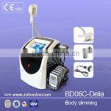 BD06C 2016 new vacuum RF roller +ultrasonic cavitation infrared laser weight loss slimming machine