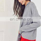 Soft Cotton Oversized Hood Raglan Style Long Sleeves Women Double-knit Hoodie thumbnail-3