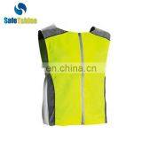 Reflective running custom work vest for race safety