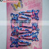 Color Printing Hair Clips Butterfly Shape Wholesale hair clip accessories