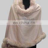 Pashmina shawls with fur