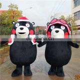 2017 China professional costume supplier new style adult Kumamon mascot costume