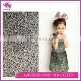 Small Floral Printing Silk CDC 100% Pure Silk Crepe de Chine Fabric